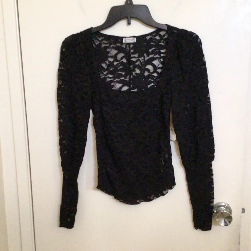 Free People Lace Top